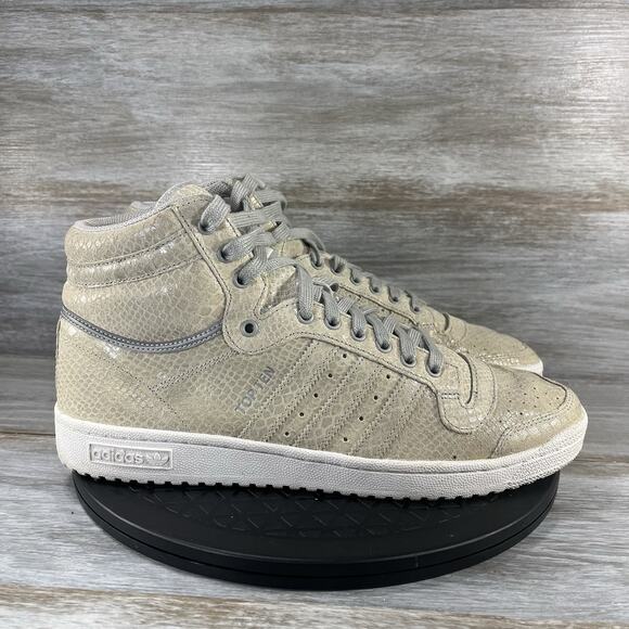 Adidas Men’s Top Ten Snake Skin Print High Top Sneakers Size 11 - Picture 3 of 8